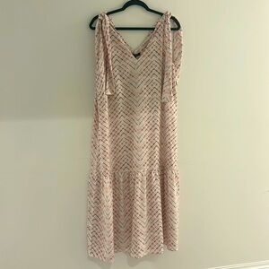 Pink Banana Republic Women’s Petite Size M Maxi Dress